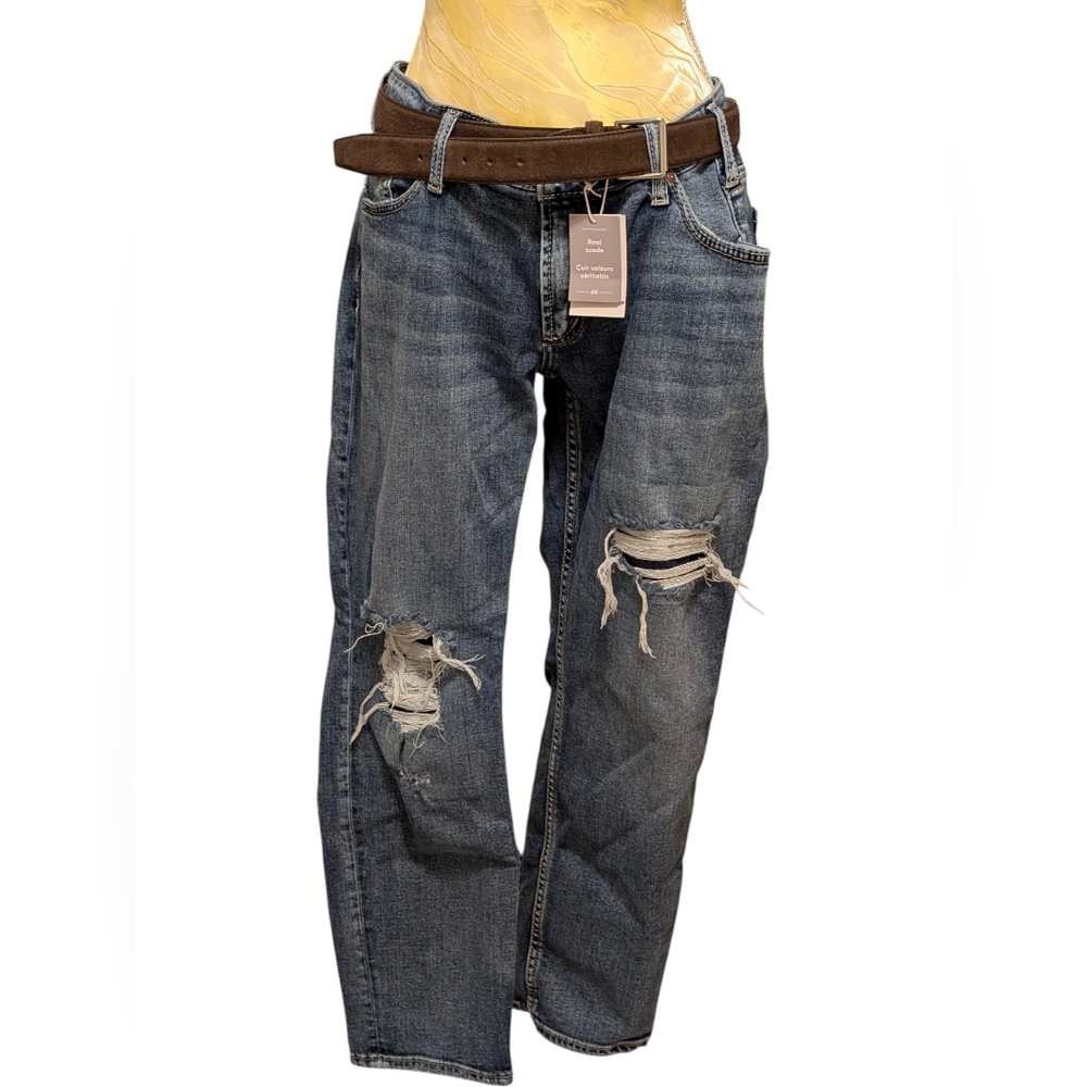 Silver Jeans Distressed Ankle Length EUC